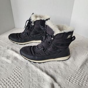 Sorel Short Lace Winter Snow Fur Lined Ankle Light-weight Outdoor Boot